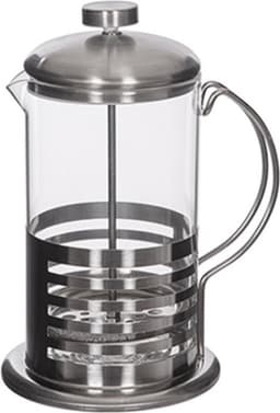 Alessandro Cafetière French Press koffiezetter/thee maker - koffie/thee pers - 800 ml - glas/rvs — thumbnail 1