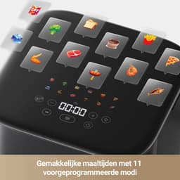 MOVA Tech AeroChef FD10 Pro Enkel 6 l Vrijstaand 1800 W Heteluchtfriteuse Zwart — thumbnail 9