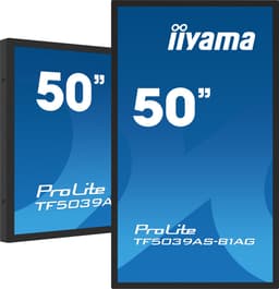 iiyama TF5039AS-B1AG computer monitor 125,7 cm (49.5") 3840 x 2160 Pixels 4K Ultra HD LED Touchscreen Zwart — thumbnail 1