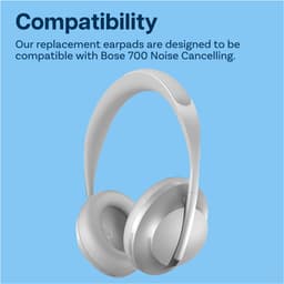 Vervangende Oorkussens voor Bose NC700 / Bose 700 Noise Cancelling Hoofdtelefoon van MMOBIEL - Memory Foam en Protein PU Koptelefoon Oorkussens - Noise Isolation Earpads – Wit — thumbnail 3