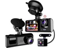 Dashcam voor auto - 170 Graden Kijkhoek - Nachtzicht - FullHD video - Wifi - Super compact - Parkeermodus