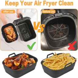 Accessoires voor heteluchtfriteuse - Multifunctionele Airfryer Accessoireset en Siliconen Vorm — thumbnail 4
