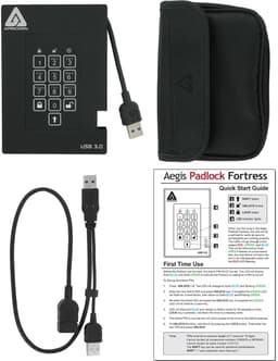 Apricorn Padlock Fortress - FIPS validated, 1TB USB 3.0 — thumbnail 2