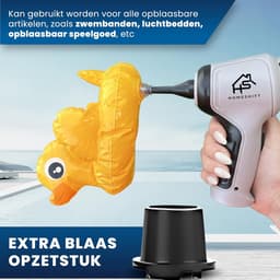 Draadloze Auto Stofzuiger - Handstofzuiger Nat Droog - Auto Interieur Reinigen - Met Blaasfunctie - 0.4 Liter - Grijs — thumbnail 3