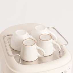 CREATE - Pack THERA RETRO PRO Halfautomatische espressomachine + MILL PRO Koffie- en kruidenmolen - Gebroken wit — thumbnail 5