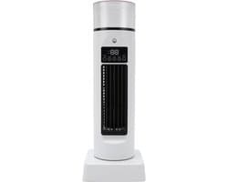 Tafeltorenventilator - Mini Koeler - Persoonlijke Koeling - 4-in-1 Functies - 345 cm - Wit