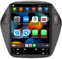 Carplay autoradio geschikt voor Hyundai ix35 | 2009 t/m 2015 | Android 13 | Draadloos Apple Carplay & Android Auto | 2GB + 32GB | Tesla Style | 8-Core processor | Davilon | 2025 model | 2009 2010 2011 2012 2013 2014 2015 | Bluetooth & Wifi — thumbnail 1