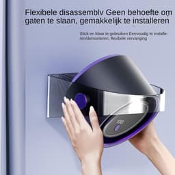 Draagbare Ventilator - Kleine Tafelventilator - Persoonlijk Comfort - Bladloos Ontwerp - 14.7 cm Hoog - Paars — thumbnail 4