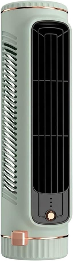 Mini Airco Ventilator - Draagbare Koeler - Slaapkamer Verfrissen - Bladloze Circulatie - 29 cm Hoog - Groen — thumbnail 1