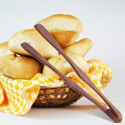 2 stuks - Houten broodklemmen - Voedselklemmen - Barbecue tang - voedselklem van hout - Houten toastklemmen - Geschikt voor keukens en grills - 27x6cm - Geschikt voor koken grillen brood steak salades fruit airfryers augurken snacks enz — thumbnail 6