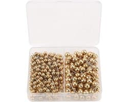 Ronde plastic duimspijkers met roestvrijstalen punt - 300 stuks voor prikbord, naaien en knutselen