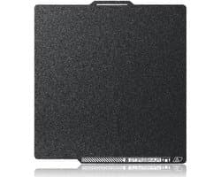 PEI Cool Plaat - 3D Printplaat - Lage Temperatuur Printen - Energiebesparende Coating - 257 x 257 mm - Zwart