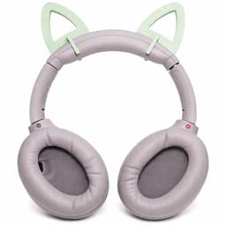 Snap-On Kattenoren Voor Sony WH-1000XM4 Hoofdtelefoon - Afneembare Cat Ears Accessoire - Cosplay Gaming Headset Decoratie - Verstelbaar Design - Lichtgewicht Comfort Fit - Past Perfect Op Headband - Mintgroen — thumbnail 3