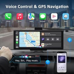 NordHaus Dashcam 4K met 26 cm Scherm - CarPlay Autoradio - Android Auto Display - Dual Camera Opname - Zwart Full Set — thumbnail 3