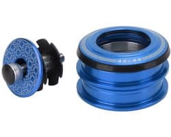 Fiets Headset, 2 Stuks 44 MM Fiets Headset Lager Fiets Headset Dubbele Lagers Fietsen Headset Accessoire (Blauw)