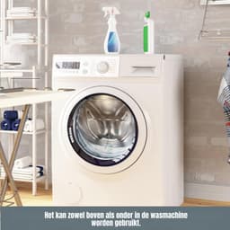MIRA® Lekbak Wasmachine - Lekbak - Anti Trillingsmat Wasmachine - Lekbak Wasmachine- Lekbak Wasmachine Universeel - Zwart- 60cm x 60cm x 2cm — thumbnail 4
