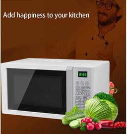 Magnetron Oven - Keuken Apparaat - Snel Eten Bereiden - Digitale Display - 23 Liter Capaciteit - Zilver — thumbnail 3