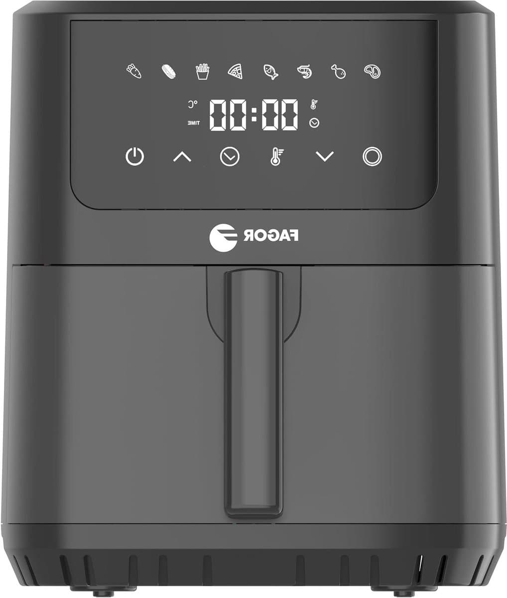 Digitale Airfryer - Heteluchtfriteuse - Gezond Frituren - Grote Capaciteit - 6.5 Liter - Zwart — afbeelding 1