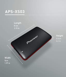 Externe SSD - Draagbare Opslag - Snelle Data Transfer - Schokbestendig Ontwerp - 960GB - Zwart — thumbnail 2