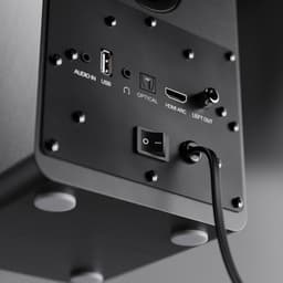 Majority D50X Bookshelf Speakers - Bluetooth - 60W -HDMI ARC - Stereo - Ingebouwde Versterker - Zwart — thumbnail 4