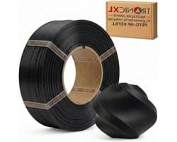 3D Printer Filament - PETG Filament - Snel Printen - Hoge Flow - 1.75 mm 1 kg - Zwart