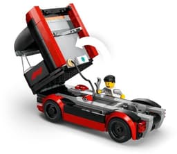 Lego City 60445 F1 Truck Met Rb20 En Amr24 Auto's Bouwstenen — thumbnail 3