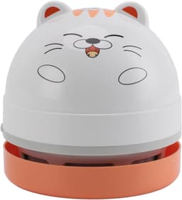 Mini Bureau Stofzuiger - Draagbaar Apparaat - Snelle Schoonmaak - Afneembare Mondstuk - 13 cm Hoog - Kat — thumbnail 1