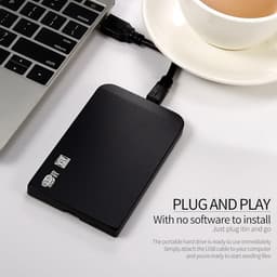 Externe Harde Schijf - Opslagapparaat Geheugen - Snelle Back-ups - Slank Draagbaar Ontwerp - 64 GB Capaciteit - Rood — thumbnail 5