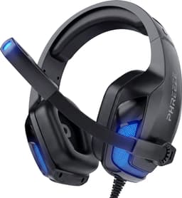 Phreeze GH06 Bedrade Gaming Headset met Ruisonderdrukkende Microfoon - Surround Sound - RGB Verlichting - 3.5mm Jack & USB - Game Headset voor PC & Console - Zwart — thumbnail 1