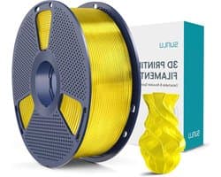 PLA+ Filament - 3D Printer Filament - 3D Printen - Hoge Zachtheid - 1.75mm 1kg - Transparant Geel