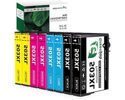 Printercartridges - Inktcartridges Multipack - Documenten Printen - XL Capaciteit - 8 Stuks - Meerdere Kleuren