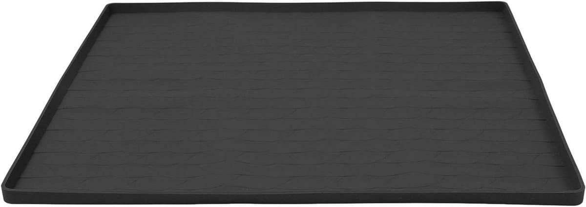 Wasmachine Droger Deksel - Apparaat Beschermhoes - Apparaten Beschermen - Verhoogde Rand - 60 x 60 cm - Zwart — afbeelding 1