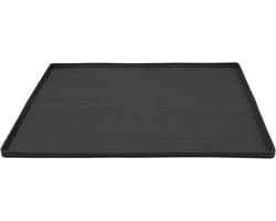 Wasmachine Droger Deksel - Apparaat Beschermhoes - Apparaten Beschermen - Verhoogde Rand - 60 x 60 cm - Zwart