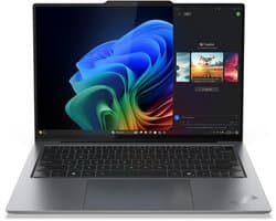 Lenovo ThinkPad X9-14 Gen 1 Aura Edition Copilot+ PC Intel Core Ultra 7 258V Laptop 35,6 cm (14") Touchscreen 2.8K 32 GB LPDDR5x-SDRAM 512 GB SSD Wi-Fi 7 (802.11be) Windows 11 Pro Engels Grijs
