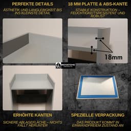 Wasmachine Ombouw - Opbouwmeubel - Kast Wasdroger - Meubel - functioneel — thumbnail 5
