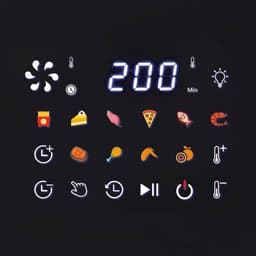Digitale Heteluchtfriteuse - Airfryer Oven - Gezond Frituren - Dubbele Verwarmingselementen - 7.5 liter - RVS/Zwart — thumbnail 4