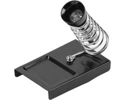 Solderstation met metalen basis voor soldeerbout - Stevige houder, ideaal voor precisiewerk en hobbyprojecten