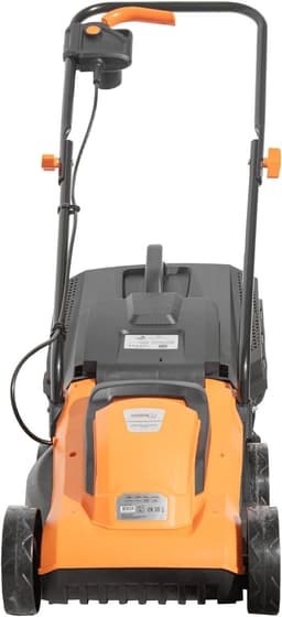 Elektrische grasmaaier - Snoer grasmaaier - Gazon onderhoud - 1200 Watt vermogen - 33 cm snijbreedte - Oranje en Zwart — thumbnail 3