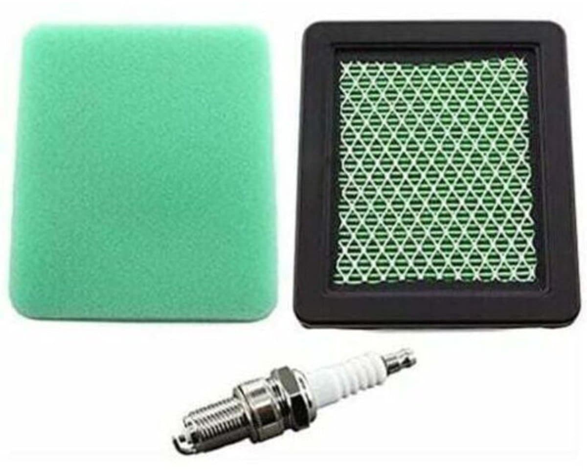 Luchtfilters met voorfilter en bougies voor Geschikt Voor Honda grasmaaiers HRG415, HRG465, HRX426, HRX476, HRX537, HRB425 en IZY modellen, Geschikt Voor onderdeelnummer 17211-ZL8-023. — afbeelding 1
