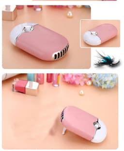 GELLDG Mini USB-Ventilator - Tafelventilator voor Wimpers Extension - Geschikt voor Nagel- en Wimperstylist - Plastic Behuizing - Compacte Ventilator met Stabiele Stand - Ideaal voor Precisiewerk - 1 Stuk — thumbnail 3