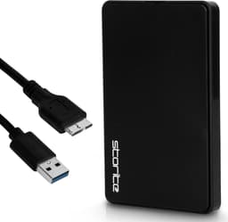Externe Harde Schijf - Draagbare Opslag - Gegevens Back-up - Ultrasnelle USB 3.0 - 500GB Capaciteit - Zwart — thumbnail 1