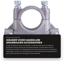 Dailygoods- Houder - Handklem - Grasmaaier - Buis - 28 mm - Duurzaam - Grasmaaierhouder — thumbnail 1