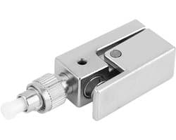 Hoge efficiëntie en lage insertieverlies glasvezeladapter met FC vierkante connector, metaal en keramische sleeve voor telecommunicatie toepassingen
