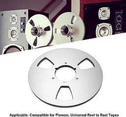 Lege Winding Spool 1/4 10.5 Inch Aluminium Legering Universele Opening Machine Onderdeel, Geluids Tape Reel, 3-Gat Ontwerp, Tape Recorder voor — thumbnail 5