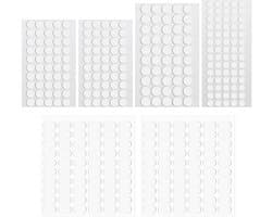 Zware Dubbelzijdige Tape - 340 Stuks Heldere Zelfklevende Dots voor Muren, Verwijderbare Montage Tape voor Foto's, Knutselen en Feestdecoratie