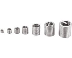 Draadreparatieset van RVS met 60 stuks voor M3, M4, M5, M6, M8, M10 en M12 - Helicoil type schroefinvoegen voor duurzame en betrouwbare draadhersteloplossingen