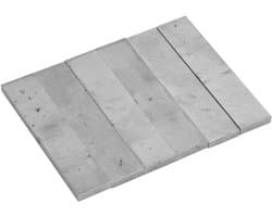 Set van 6 Rechthoekige Magneten 60 x 13 x 3 mm Alnico 5 voor DIY Projecten en Gitaar Pickups