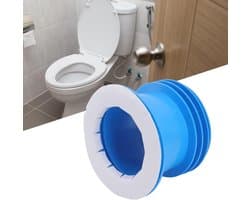 Dikke rubberen toiletafdichtring - geur- en lekdicht, eenvoudig te installeren, geschikt voor elke afvoer, waterdicht en duurzaam