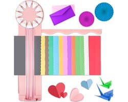 Veelzijdige 12-in-1 Papier Snijder voor Knutselprojecten, Verpakkingspapier en Foto's - Perfect voor A4, A5, Scrapbook en Postkaarten