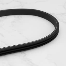 Aandrijfriem Rubber - V-riem Grasmaaier - Krachtoverbrenging Machines - 3 Ribben Profiel - 610 mm Omtrek - Zwart — thumbnail 5